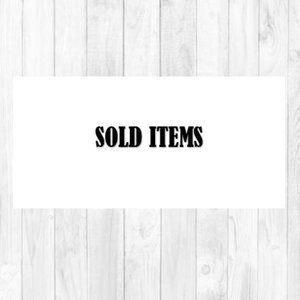SOLD ITEMS BELOW THIS LISTING